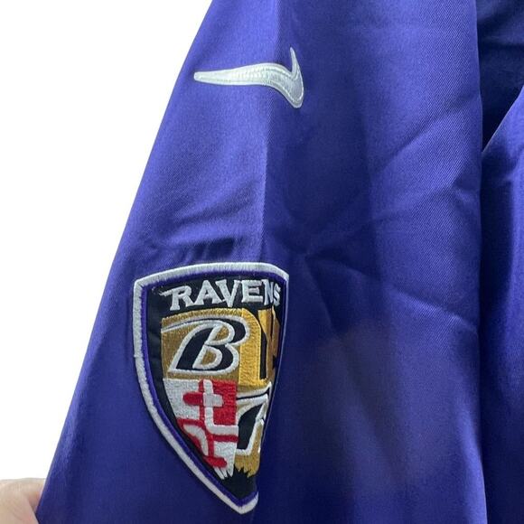 Nike Purple NFL Baltimore Ravens Ray Lewis #52 Home Football Jersey Mens XL - Picture 3 of 7